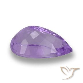 5.85克拉天然紫水晶，梨形，VVS-VS