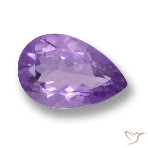 4.49克拉天然紫水晶，梨形，VVS-VS