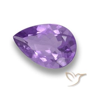 4.49克拉天然紫水晶，梨形，VVS-VS