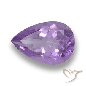 4.94克拉天然紫水晶，梨形，VVS