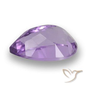 4.00克拉天然紫水晶，梨形，VVS