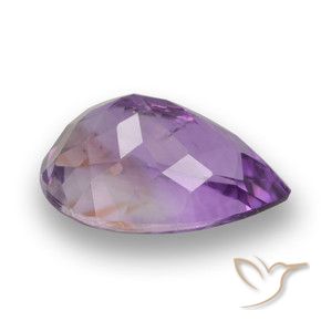 3.88克拉天然紫水晶，梨形，VVS-VS