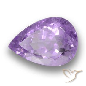 3.82克拉天然紫水晶，梨形，VS