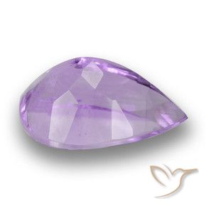 3.82克拉天然紫水晶，梨形，VS