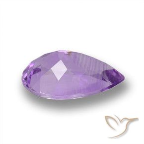 3.41克拉天然紫水晶，梨形，VVS