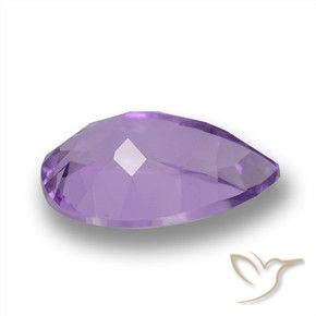 3.47克拉天然紫水晶，梨形，VVS