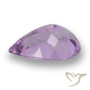 3.28克拉天然紫水晶，梨形，VS