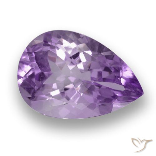 3.46ct 天然 深紫罗兰色 紫水晶, 梨形, VVS-VS