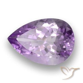 3.46克拉天然紫水晶，梨形，VVS-VS