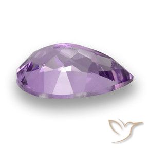 3.12克拉天然紫水晶，梨形，VS