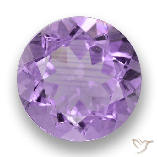 3.41克拉天然紫水晶，圆形的，VVS
