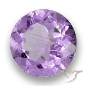 3.41克拉天然紫水晶，圆形的，VVS