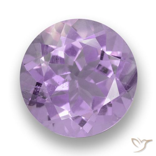 3.23ct 天然 鸢尾紫 紫水晶, 圆形的, VS