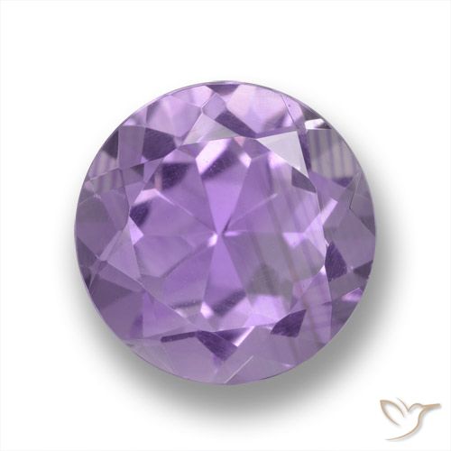 3.24ct 天然 中浅紫色 紫水晶, 圆形的, VVS