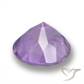 3.24克拉天然紫水晶，圆形的，VVS