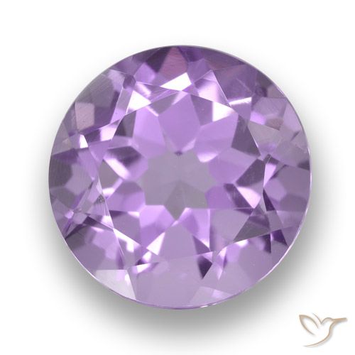 2.74ct 天然 粉紫罗兰色 紫水晶, 圆形的, VVS