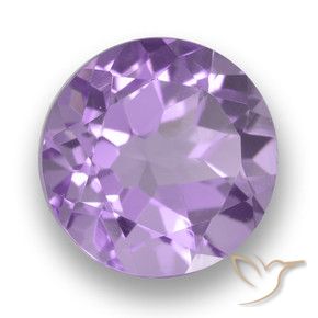 2.74克拉天然紫水晶，圆形的，VVS