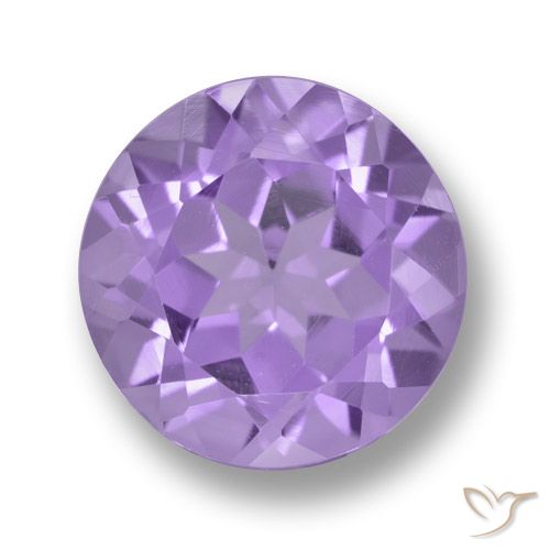 3.36ct 天然 中紫 紫水晶, 圆形的, VVS