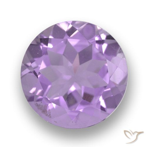 3.24ct 天然 中紫 紫水晶, 圆形的, VVS