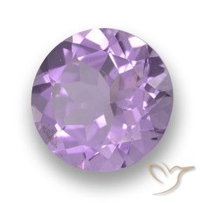 3.24克拉天然紫水晶，圆形的，VVS