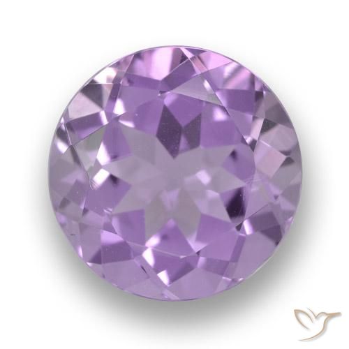 3.47ct 天然 中紫 紫水晶, 圆形的, VVS