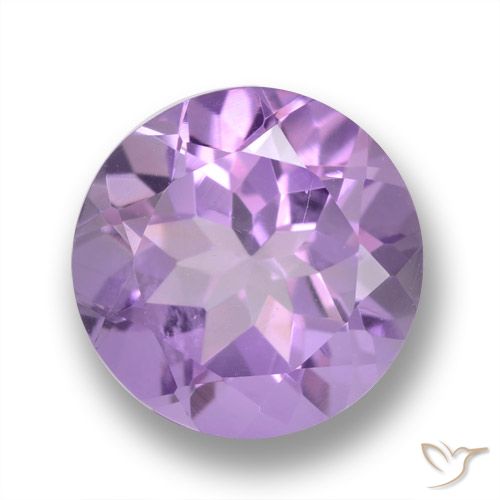 3.21克拉天然紫水晶，圆形的，VVS