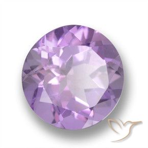 3.21克拉天然紫水晶，圆形的，VVS