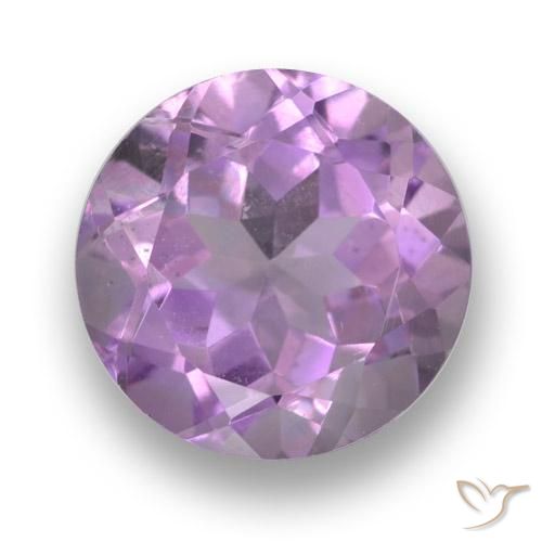 2.63ct 天然 粉紫罗兰色 紫水晶, 圆形的, VS