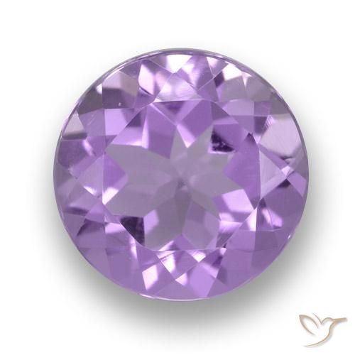 2.31ct 天然 中紫 紫水晶, 圆形的, VVS
