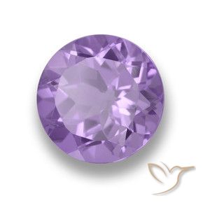 3.49克拉天然紫水晶，圆形的，VVS
