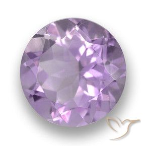 3.49克拉天然紫水晶，圆形的，VVS