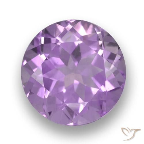 3.58ct 天然 中粉紫 紫水晶, 圆形的, VVS