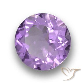 4.12克拉天然紫水晶，圆形的，VVS-VS