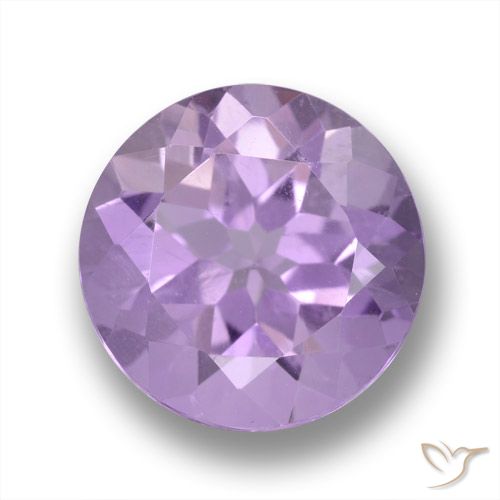 4.58ct 天然 中紫 紫水晶, 圆形的, VVS-VS