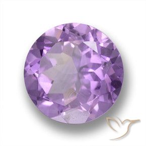 4.38克拉天然紫水晶，圆形的，VVS-VS