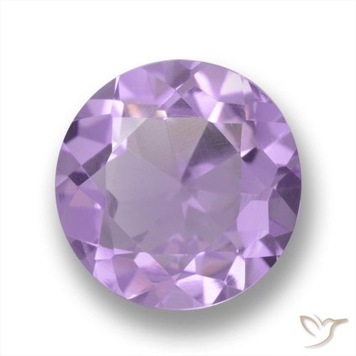 4.05ct 天然 鸢尾紫 紫水晶, 圆形的, VVS-VS