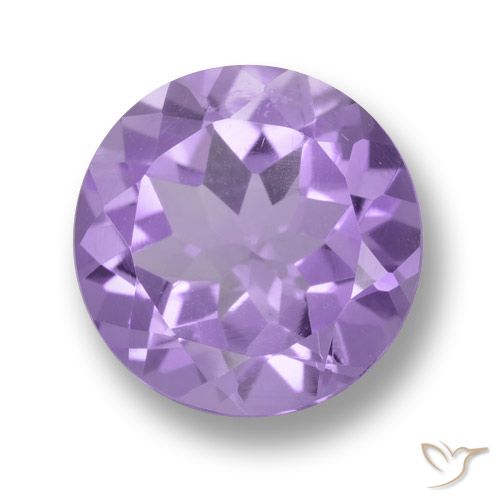 4.37ct 天然 中紫 紫水晶, 圆形的, VVS-VS