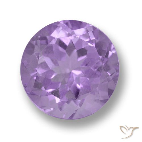4.83ct 天然 中紫 紫水晶, 圆形的, VVS-VS