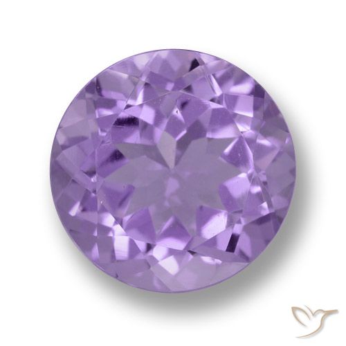4.10克拉天然紫水晶，圆形的，VVS-VS