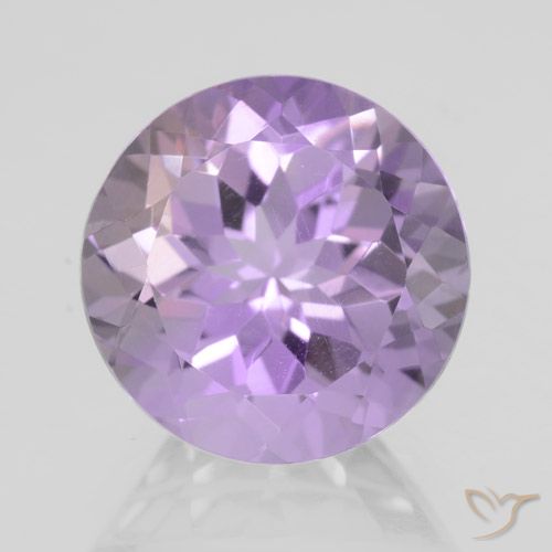 4.38克拉天然紫水晶，圆形的，VVS-VS