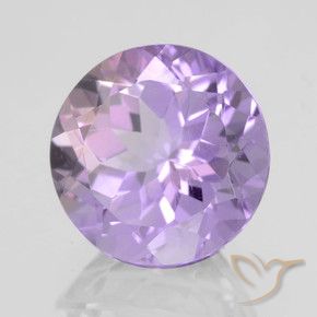 4.38克拉天然紫水晶，圆形的，VVS-VS