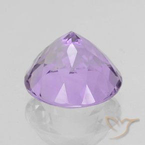 4.38克拉天然紫水晶，圆形的，VVS-VS