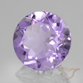 4.39克拉天然紫水晶，圆形的，VVS-VS