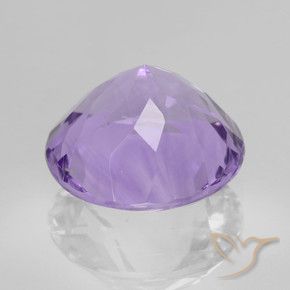 4.39克拉天然紫水晶，圆形的，VVS-VS