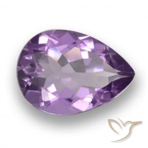 3.91克拉天然紫水晶，梨形，VVS-VS