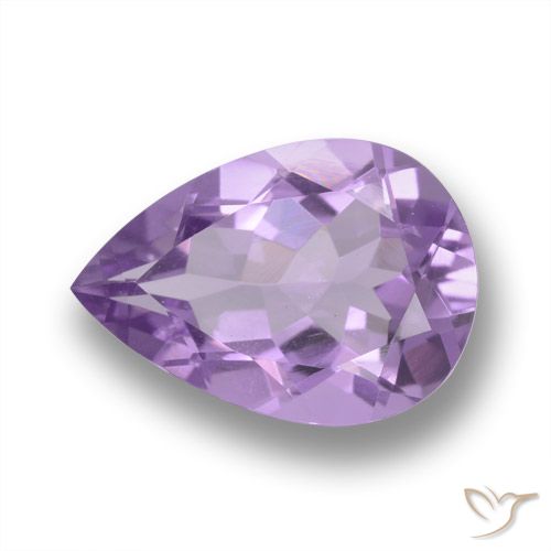4.07ct 天然 中紫 紫水晶, 梨形, VVS