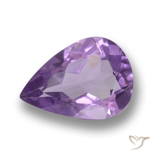 3.98克拉天然紫水晶，梨形，VVS-VS