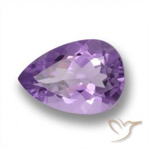 4.31克拉天然紫水晶，梨形，VVS-VS