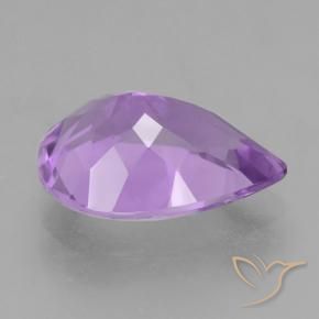 4.40克拉天然紫水晶，梨形，VVS