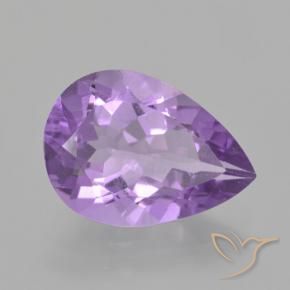 4.03克拉天然紫水晶，梨形，VS